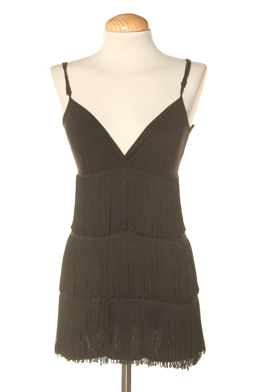 Top Stradivarius de la taille S, de couleur noir