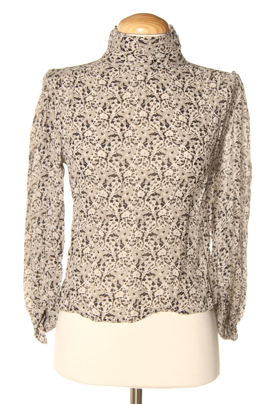 Blouse à manches longues Zara de la taille S, de couleur imprimés