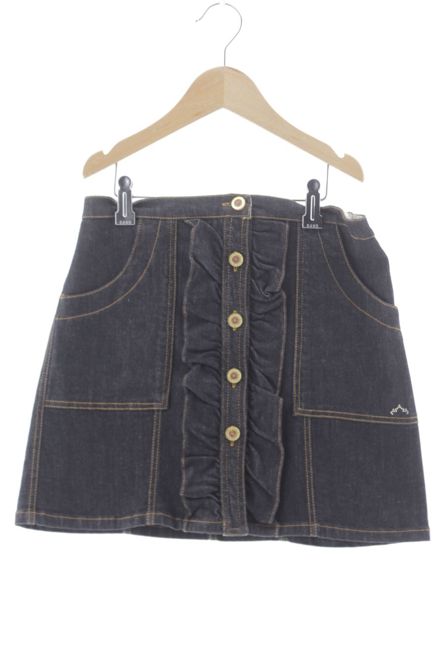 Mit Etikett Nanos Aufwändiger Rock Größe 140 aus Denim