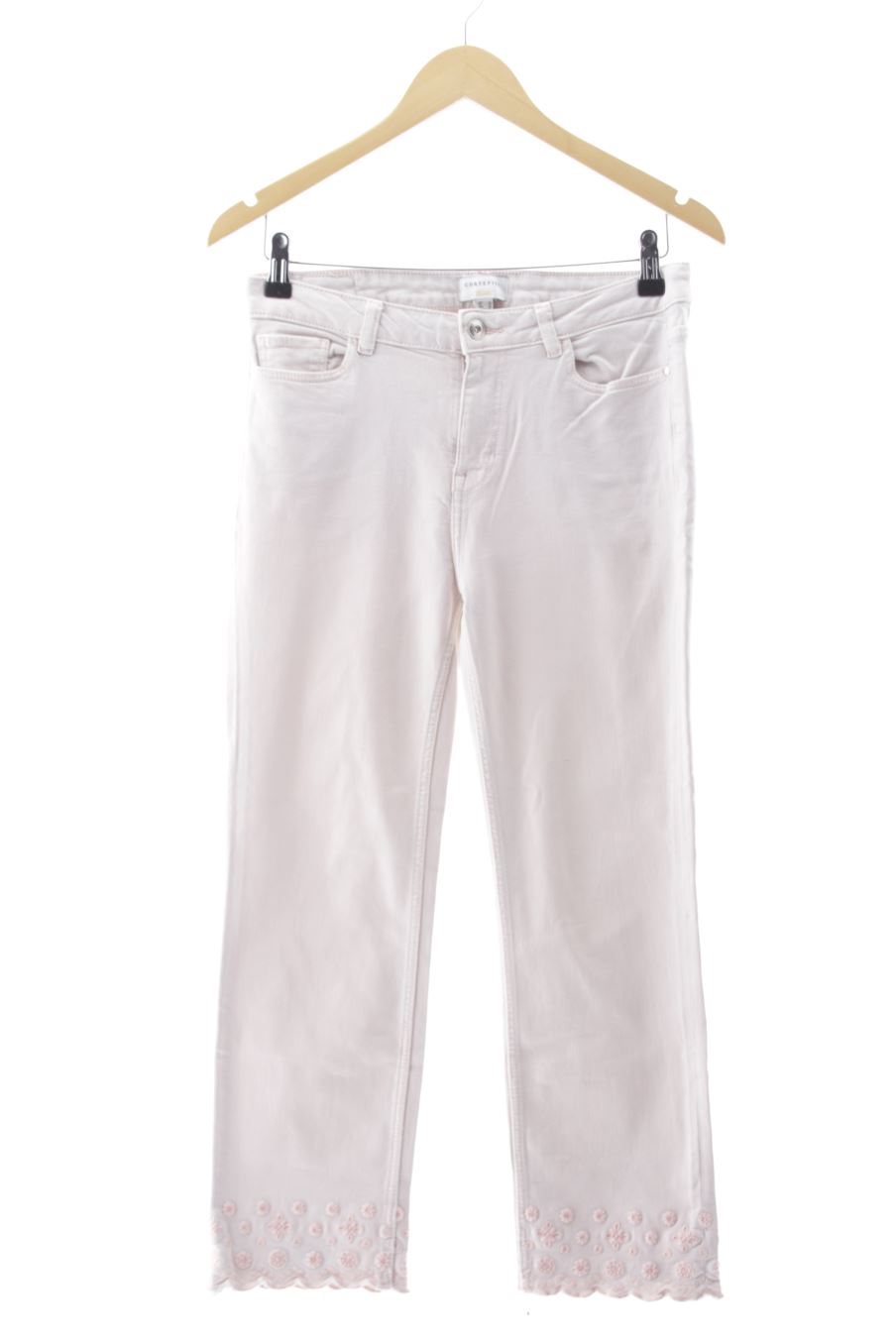 Jeans Cortefiel de la taille 38, de couleur rose de denim