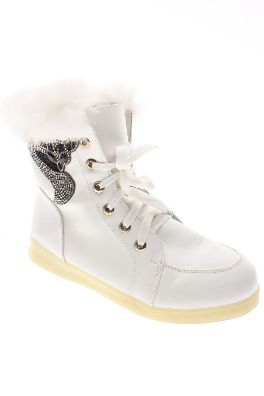 Botines de SIUMLATION de la talla 38, de color blanco de