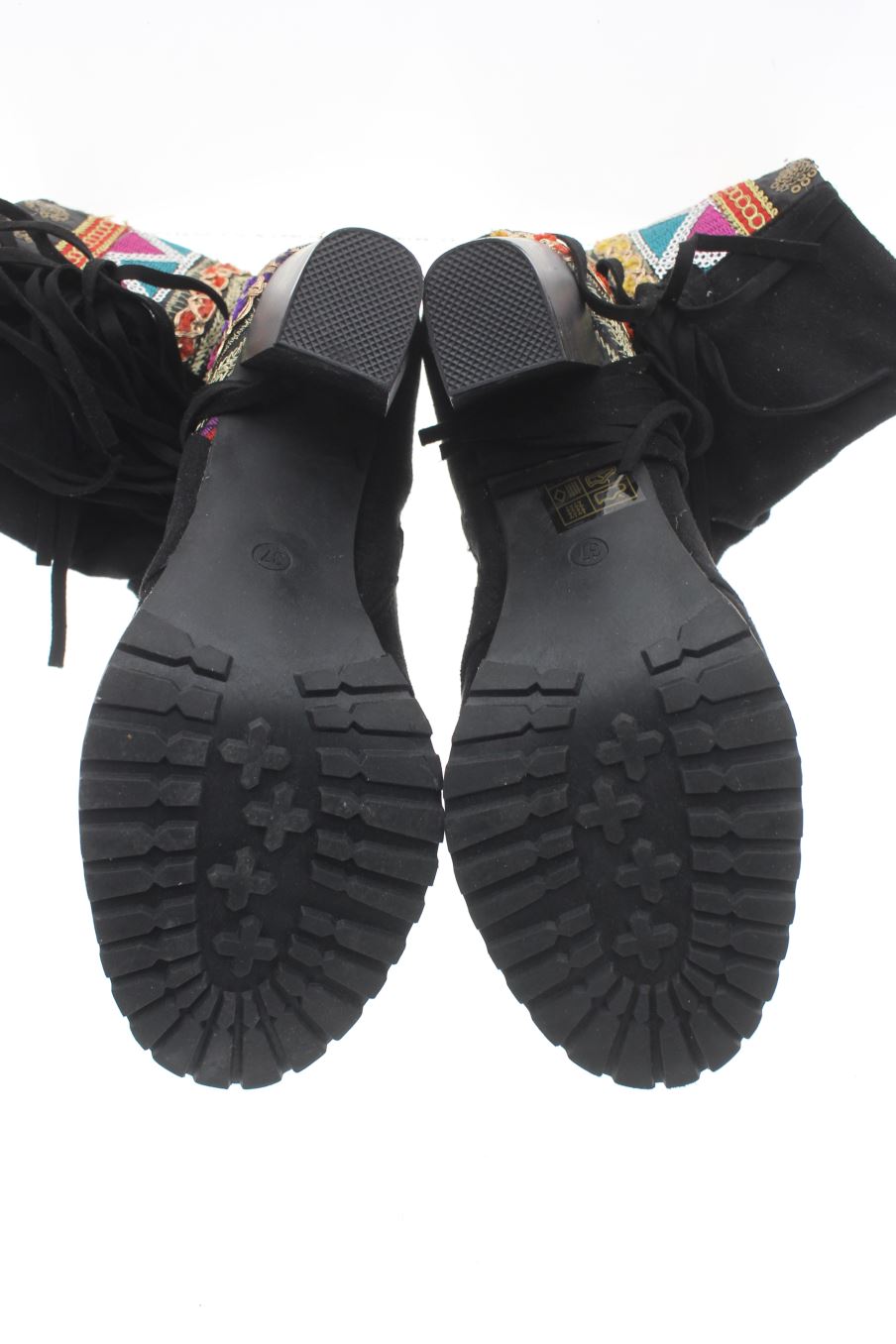 Botines de Amor amore de la talla 37, de color negro de