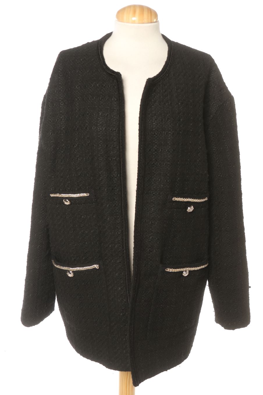Blazer Mango de la taille XL, de couleur noir