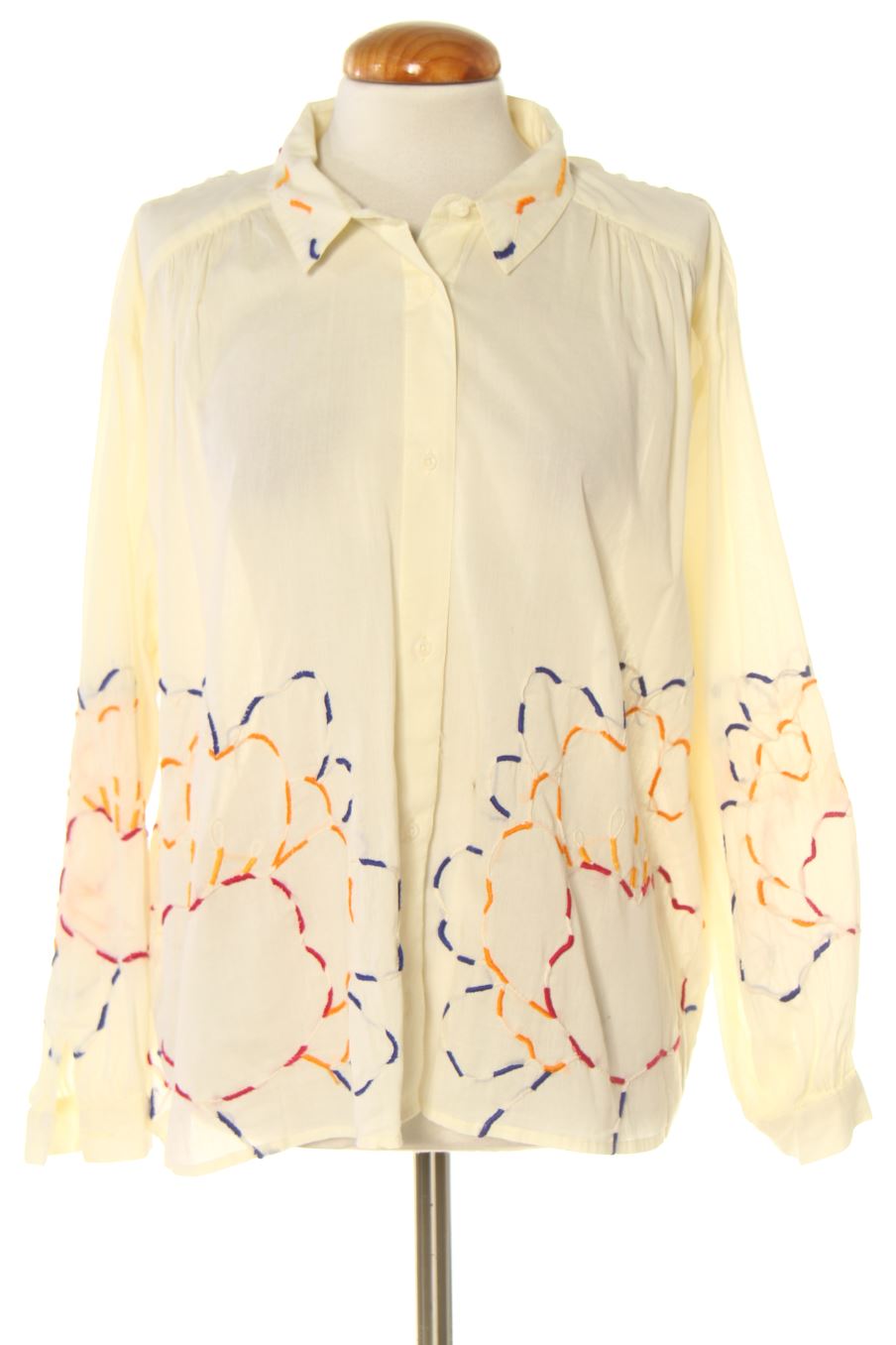 Chemise sacrécoeur de la taille XS, de couleur beige