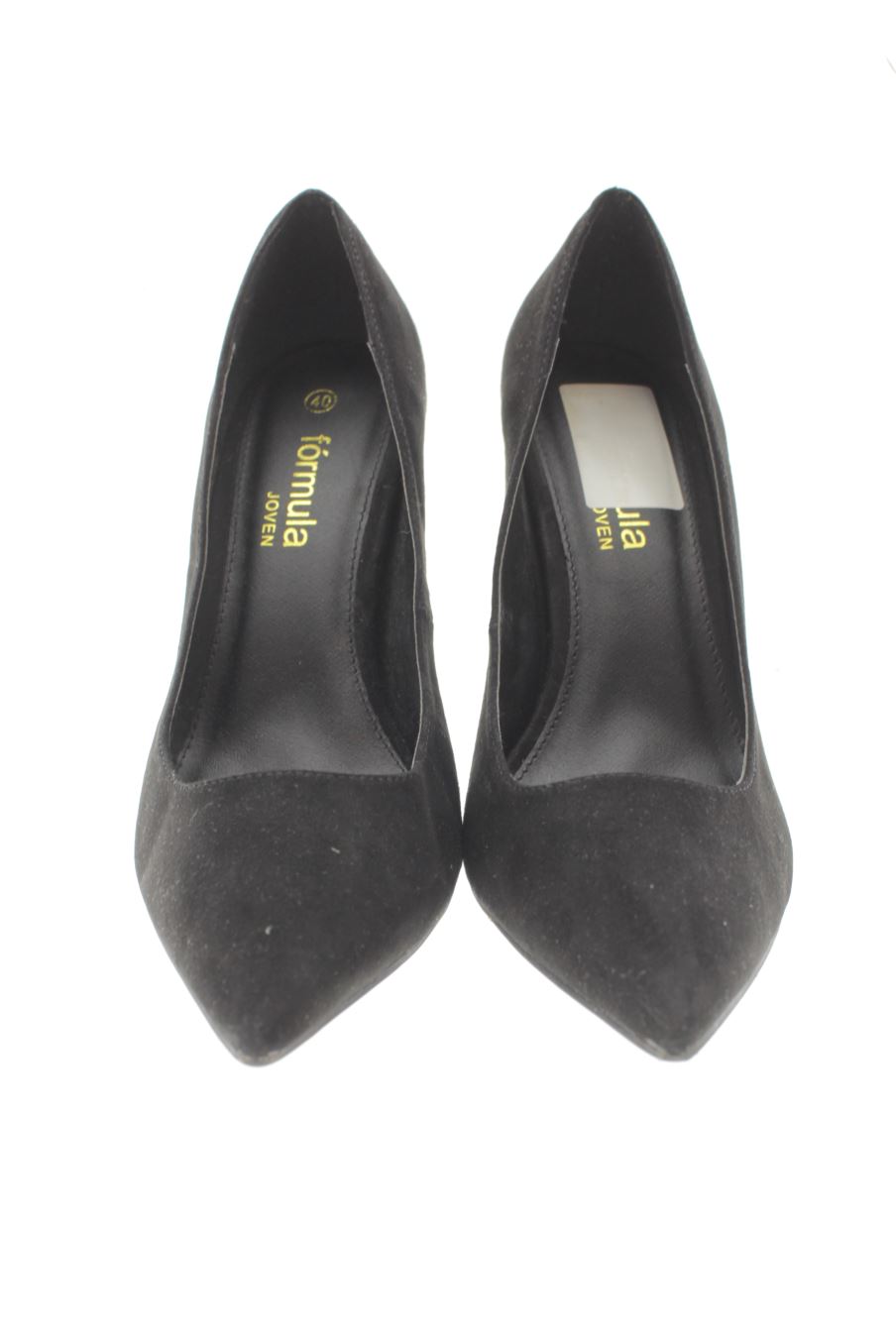 Zapatos de tacon de Fórmula Joven de la talla 40, de color negro de