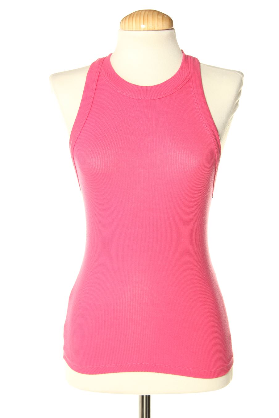 Camiseta sin mangas de Stradivarius de la talla XS, de color rosa