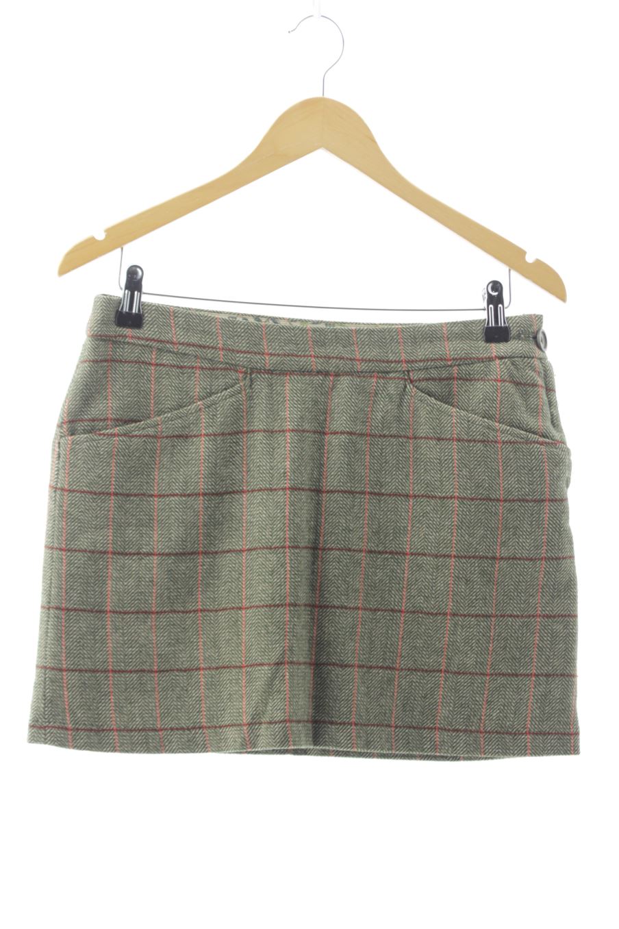Aufwändiger Rock von Gap Größe 40, Farbe Kariert, für