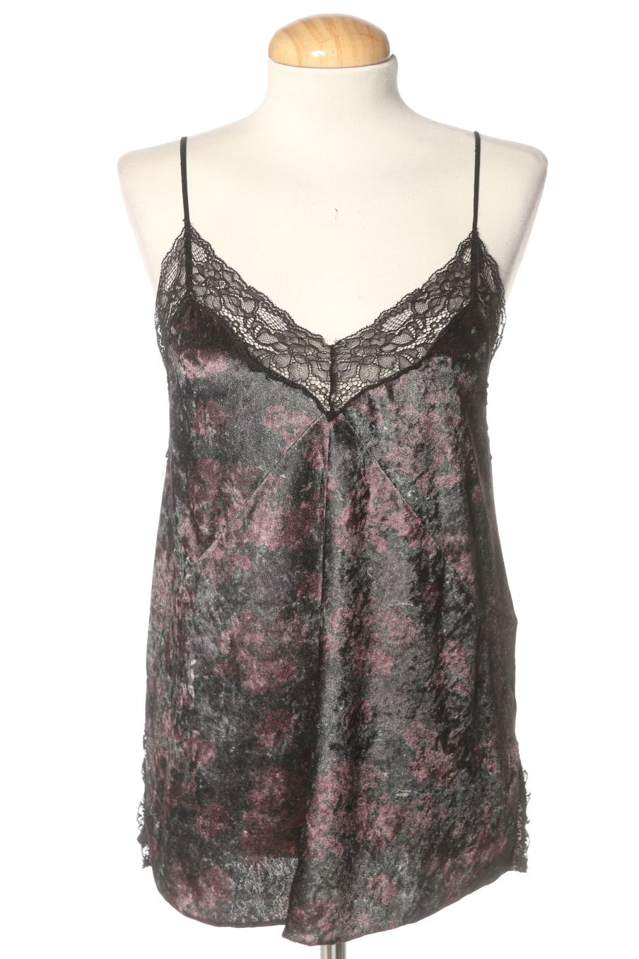 Top Zara de la taille M, de couleur imprimés de velours