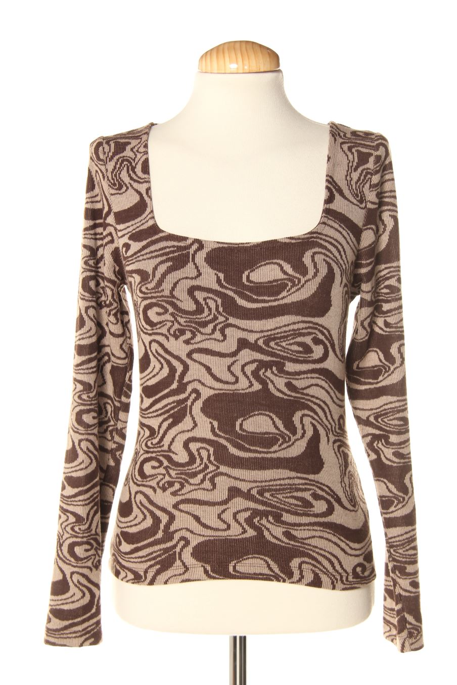 T-shirt à manches longues Pimkie de la taille M, de couleur marron