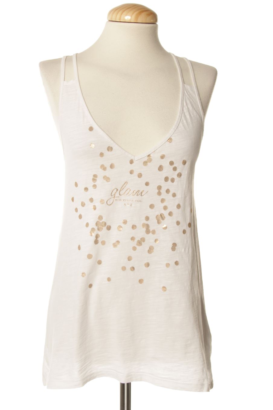 Aufwändiges Top von Edc (ESPRIT) Größe S, Farbe Weiss, für