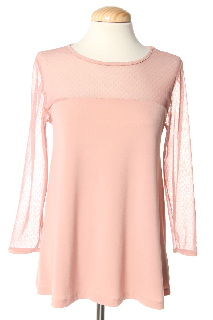 Blusa a maniche lunghe de Stradivarius de la talla M, de color rosa