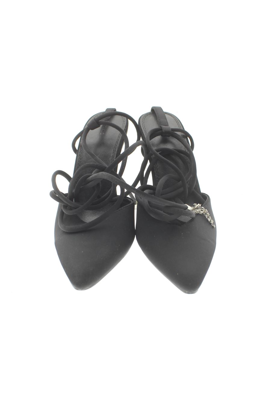 Sandalias tacon de Pimkie de la talla 36, de color negro de