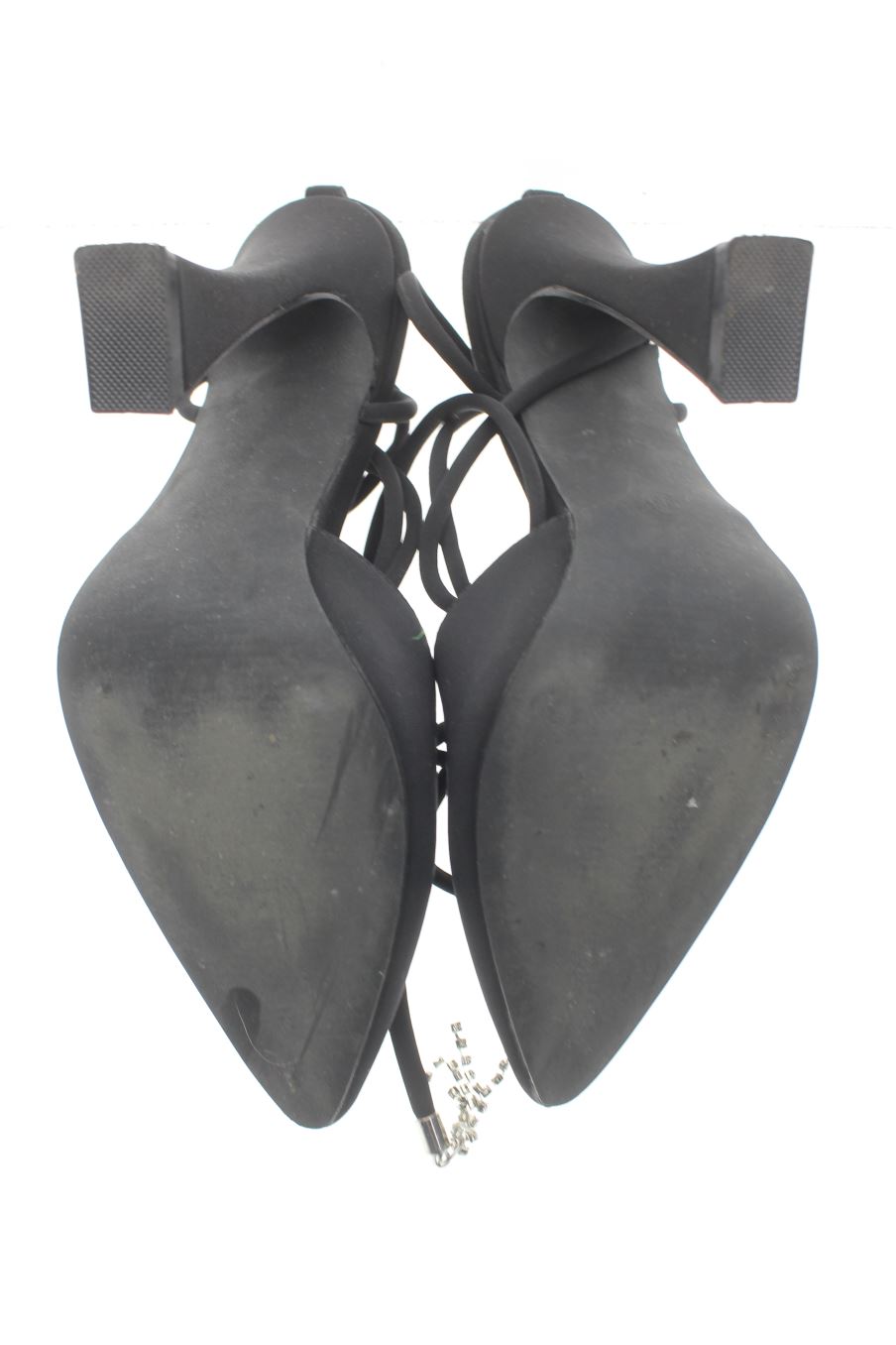 Sandalias tacon de Pimkie de la talla 36, de color negro de