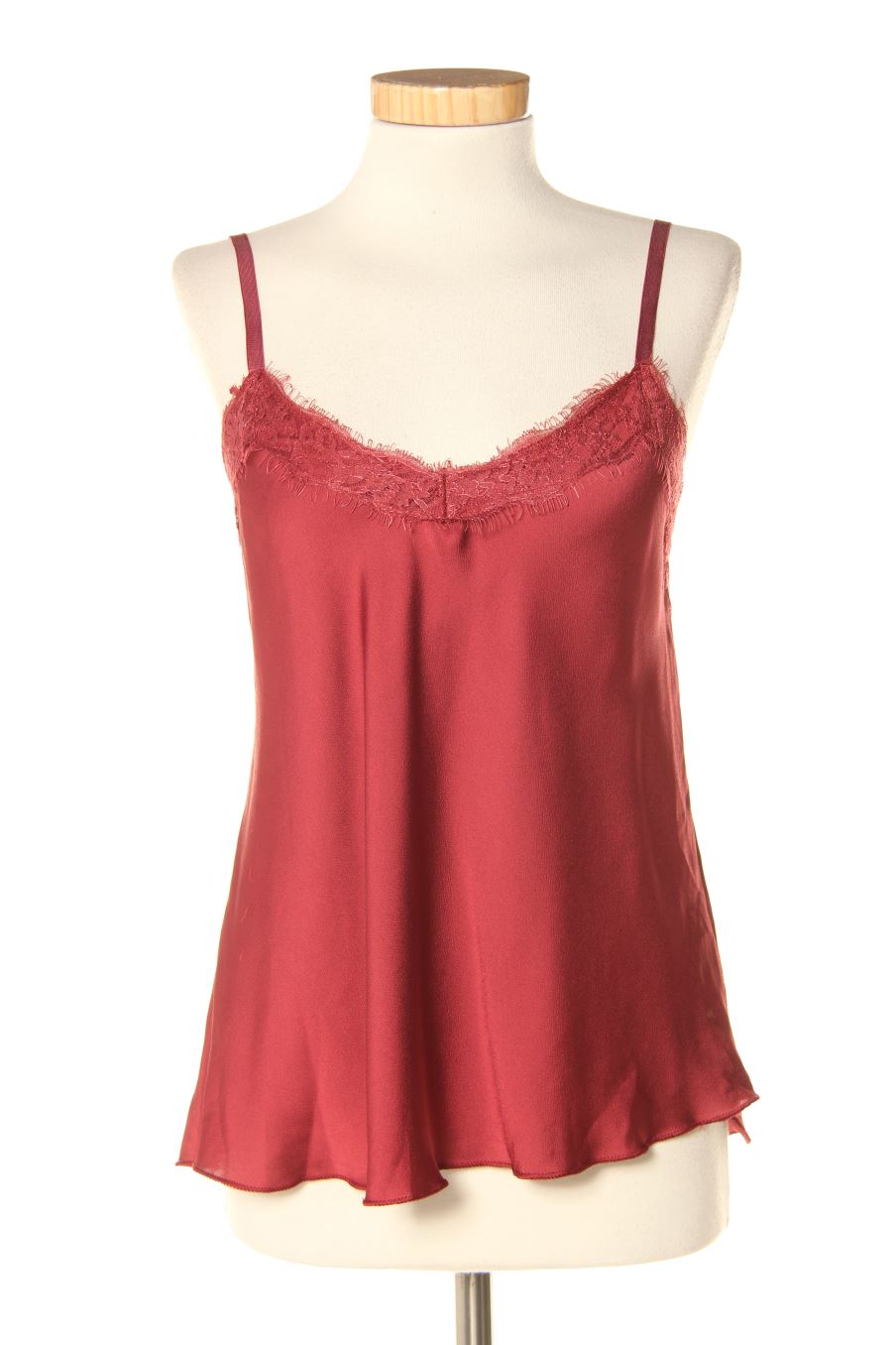 Top de PERCENTIL de la talla Única, de color burdeos