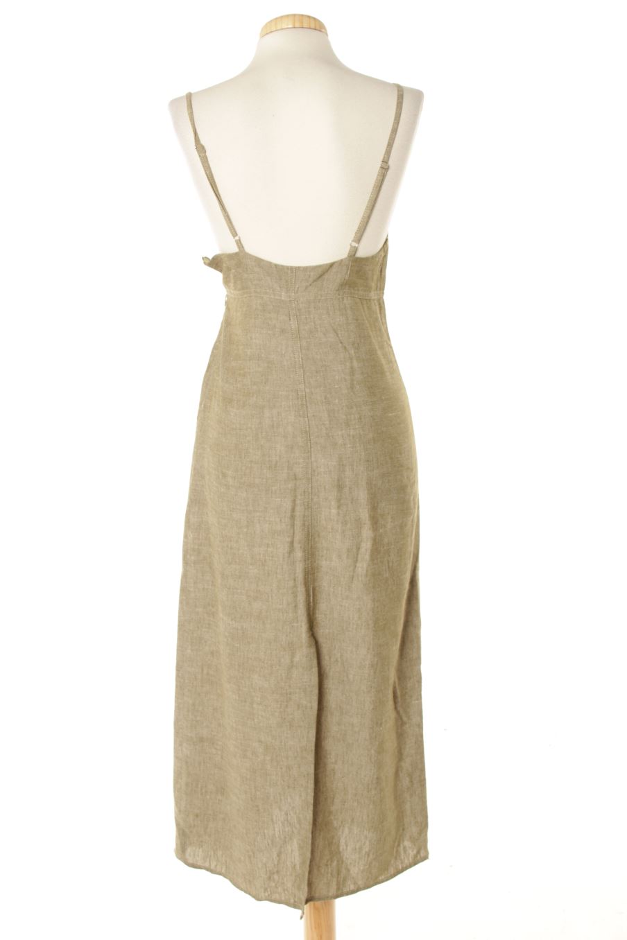 Robe casual Pull & Bear de la taille S, de couleur vert