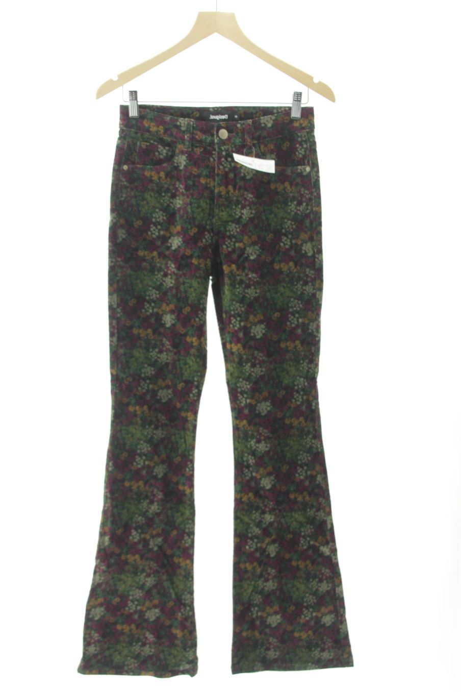 Pantalon Desigual de la taille 38, de couleur fleurs