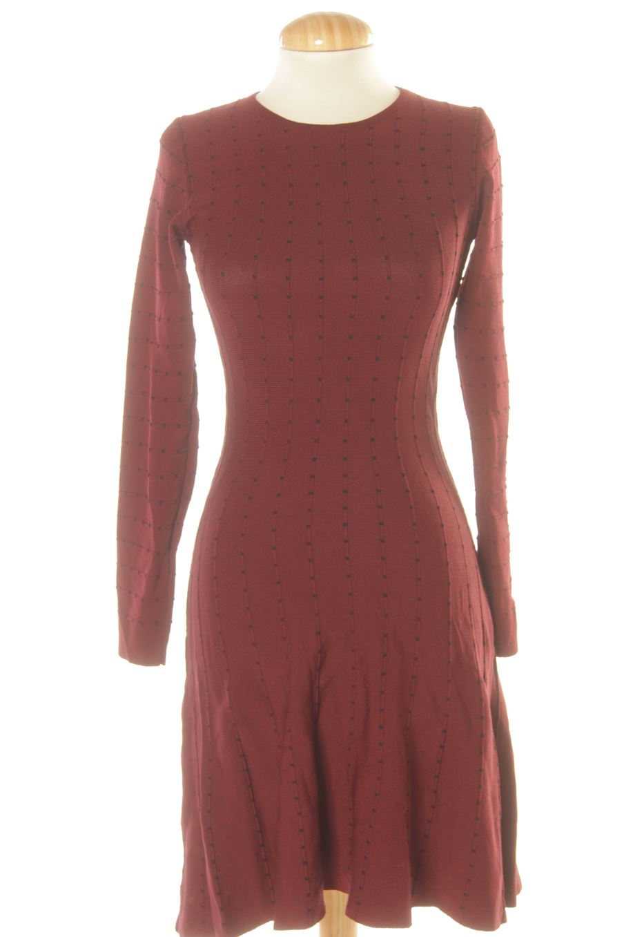 Robe casual Springfield de la taille M, de couleur bordeaux