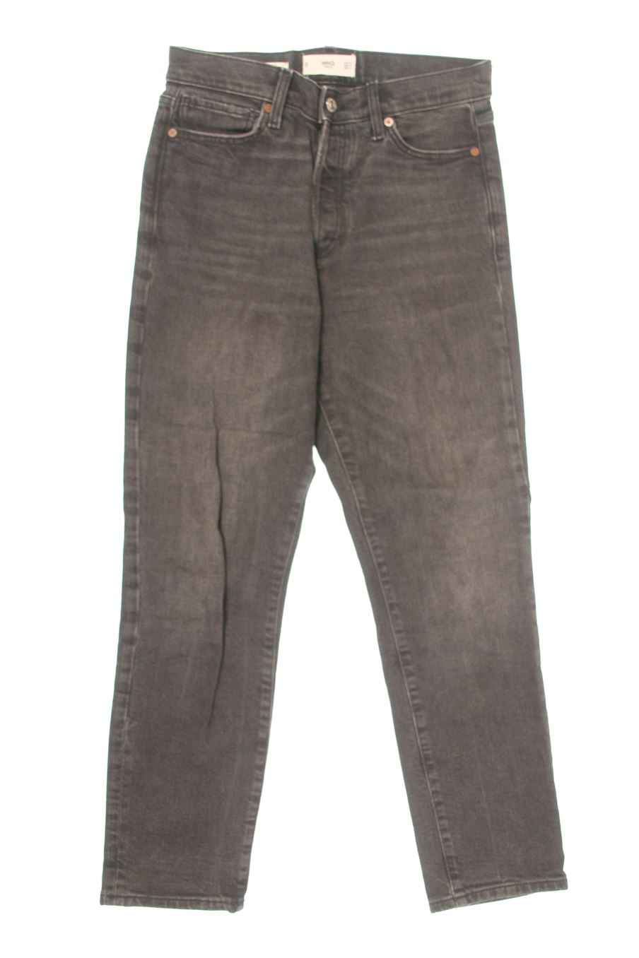 Jeans Mango de la taille 38, de couleur noir de denim