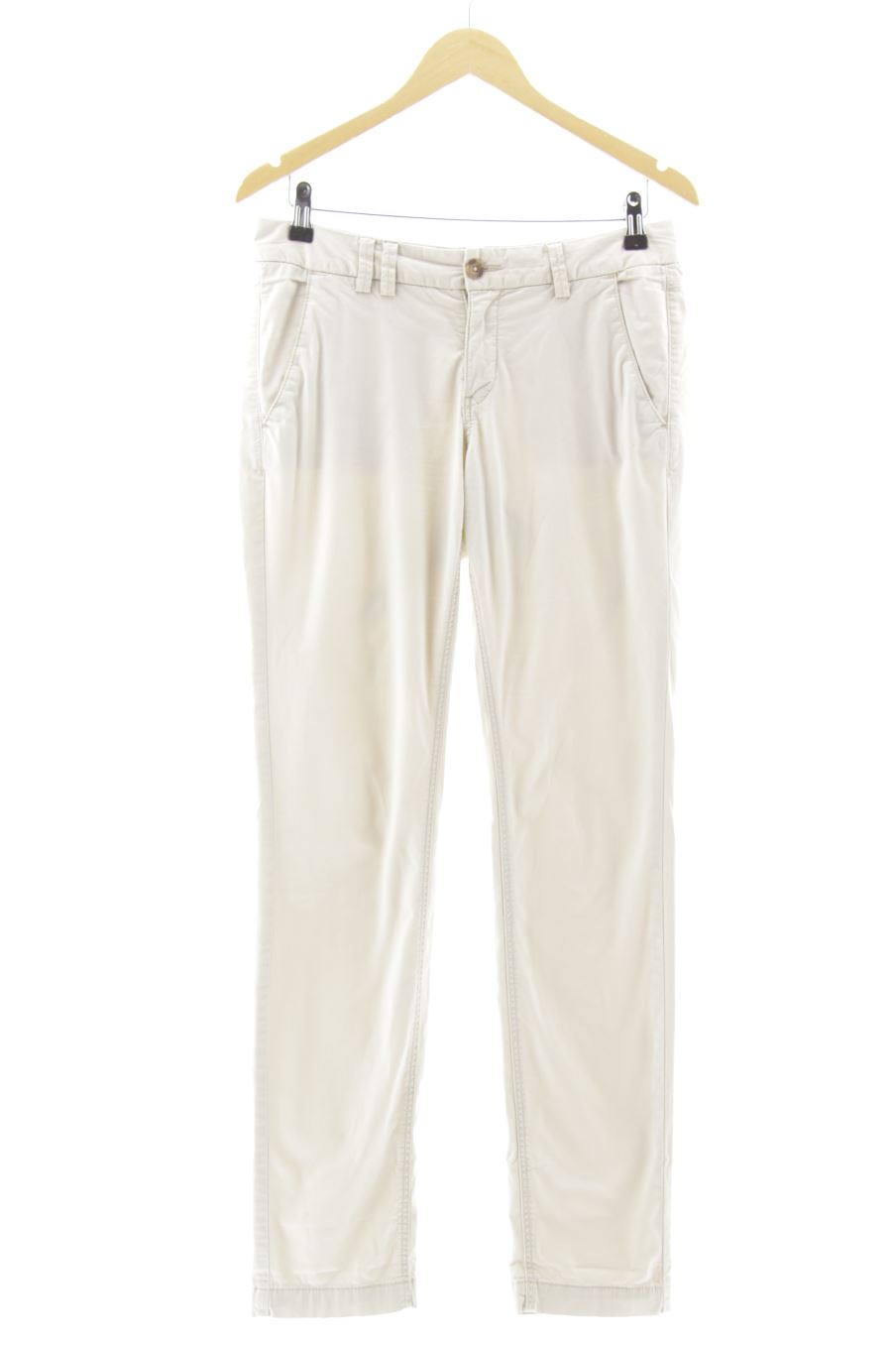 Pantalón de H&M de la talla 36, de color beige