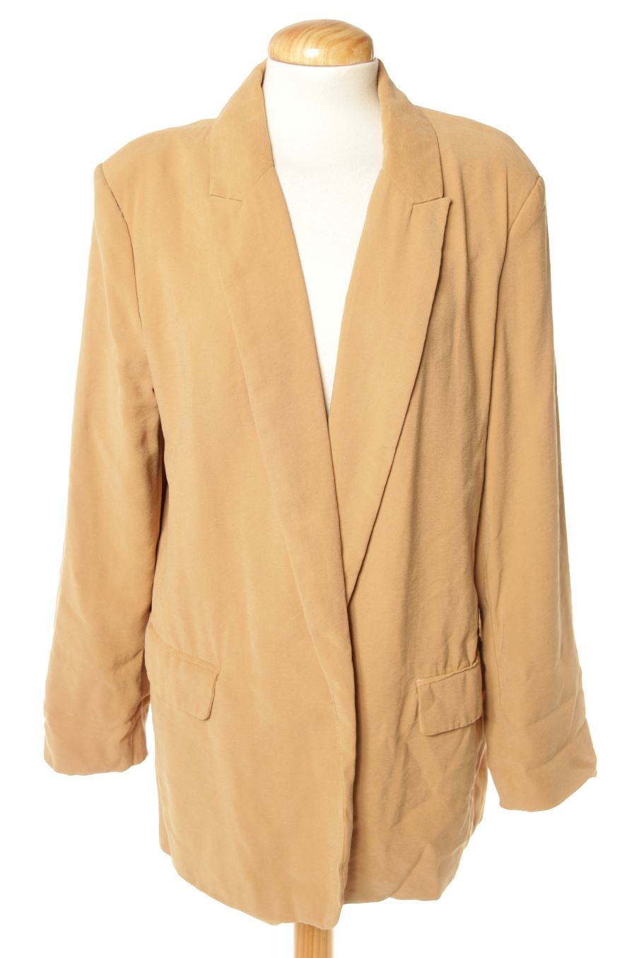 Blazer Stradivarius de la taille L, de couleur beige