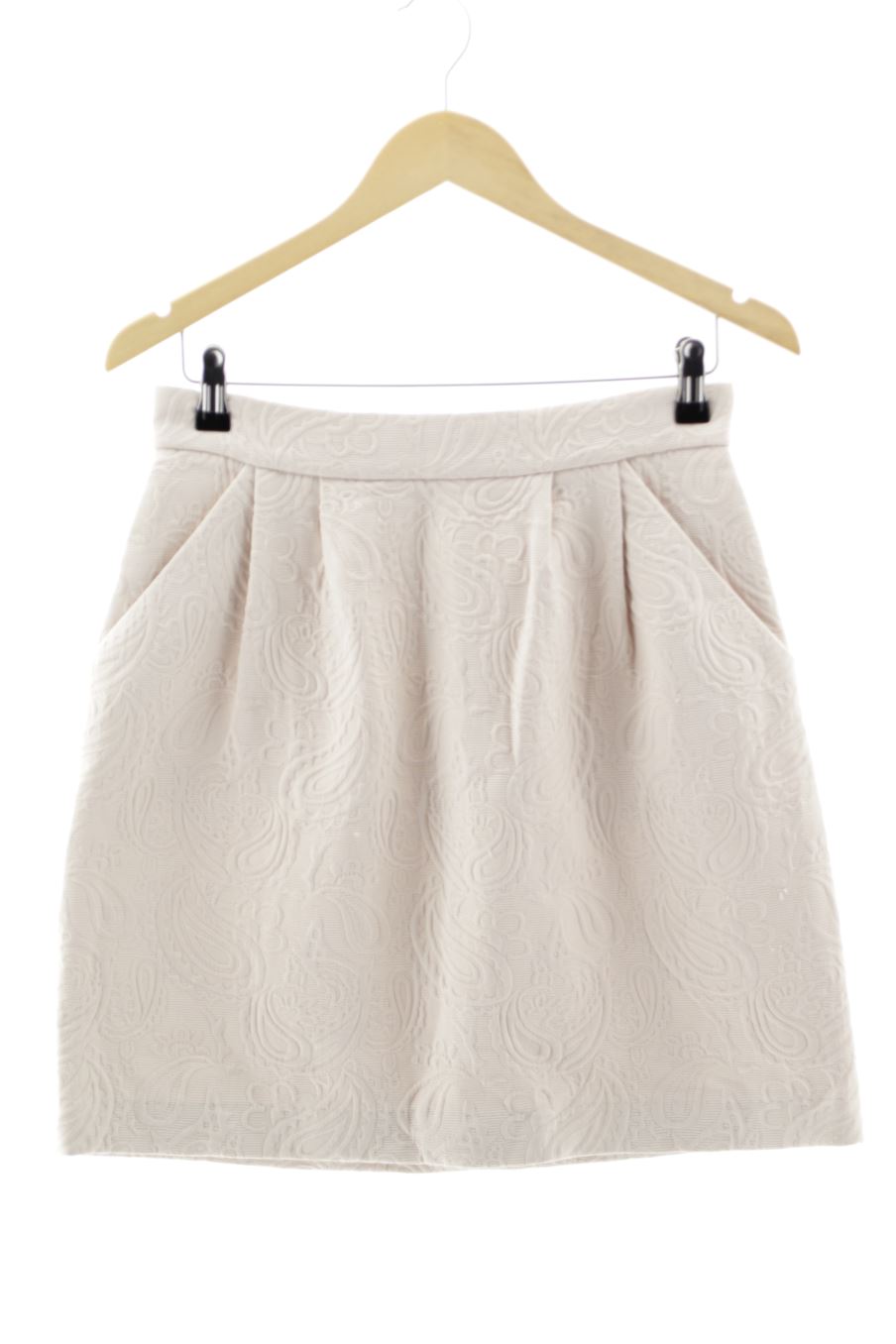 Gonne de H&M de la talla 38, de color beige