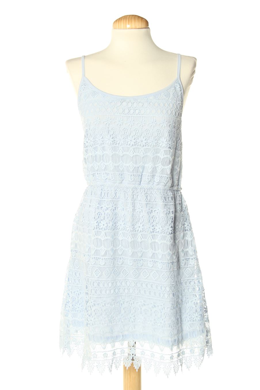 Robe casual H&M de la taille M, de couleur bleu