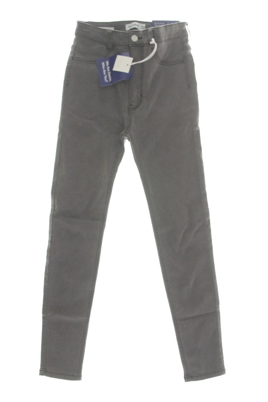 Jeans Pull & Bear de la taille 36, de couleur gris de denim