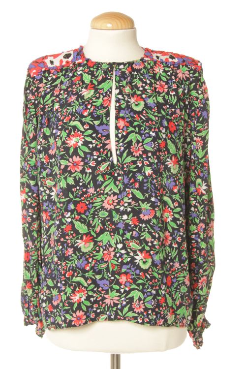 Blusa a maniche lunghe