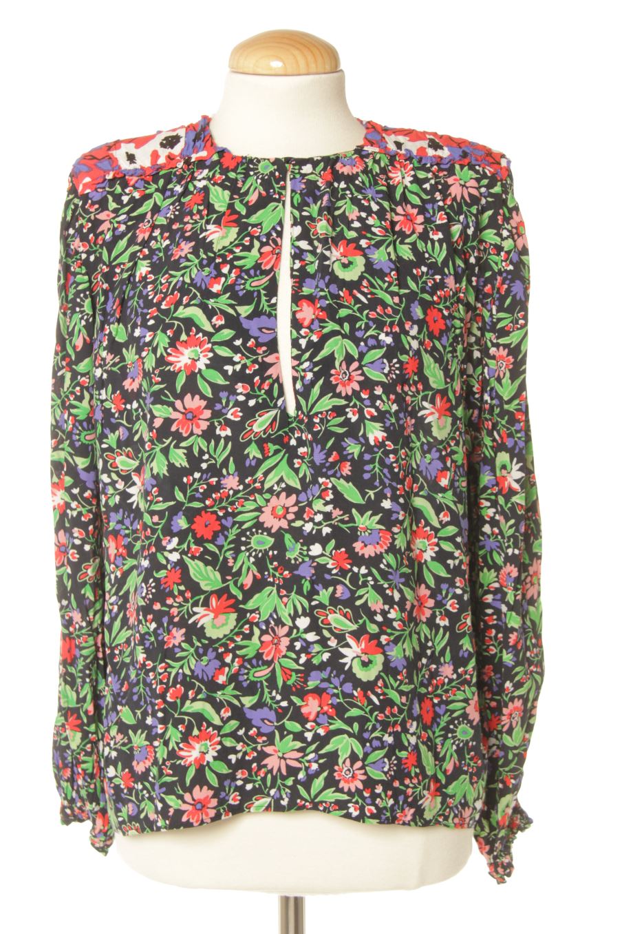 Blusa a maniche lunghe de Zara de la talla XS, de color fiori