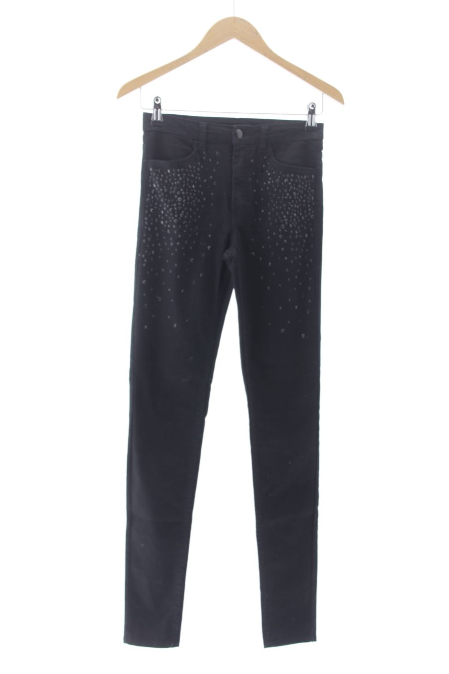 Jeans H&M de la taille 36, de couleur noir de denim