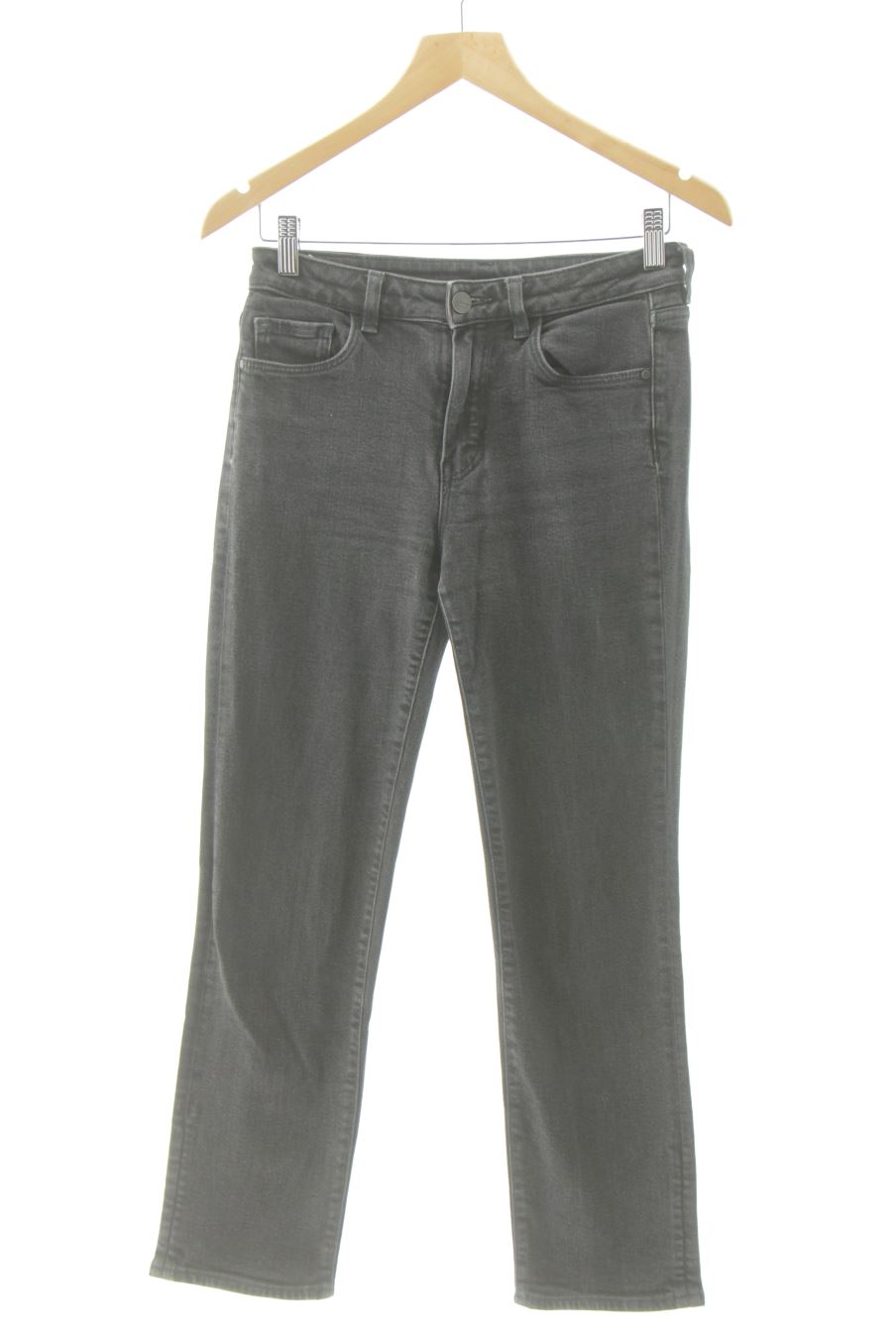 Jeans Massimo Dutti de la taille 36, de couleur noir de denim