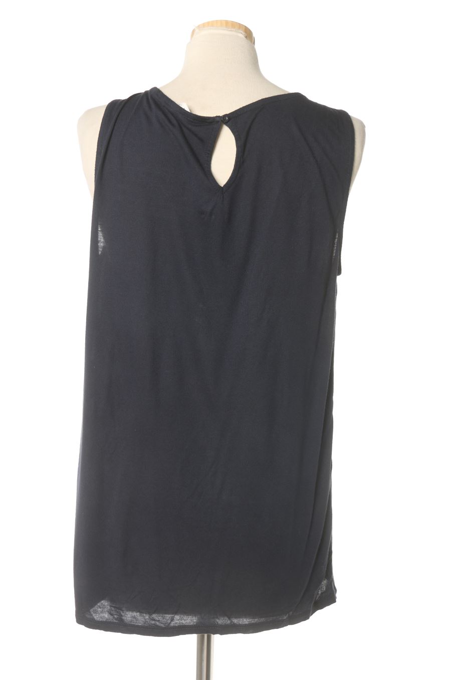 Blouse à manches courtes Naf Naf de la taille L, de couleur bleu marine