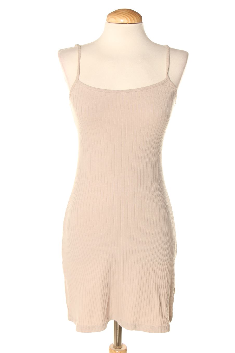 Vestido casual de H&M de la talla XXS, de color beige