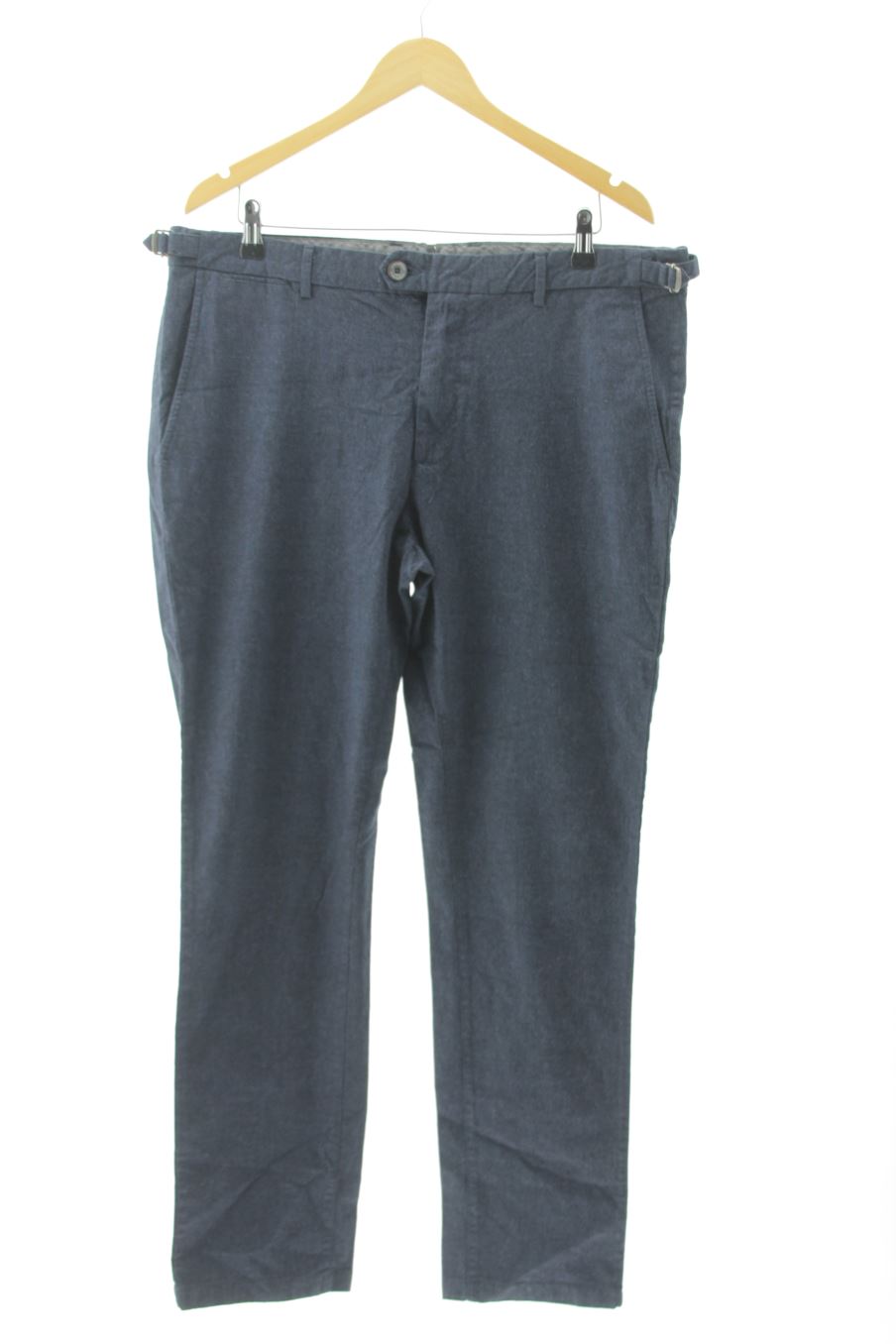 Pantalon Alvaro Moreno de la taille 48, de couleur bleu marine