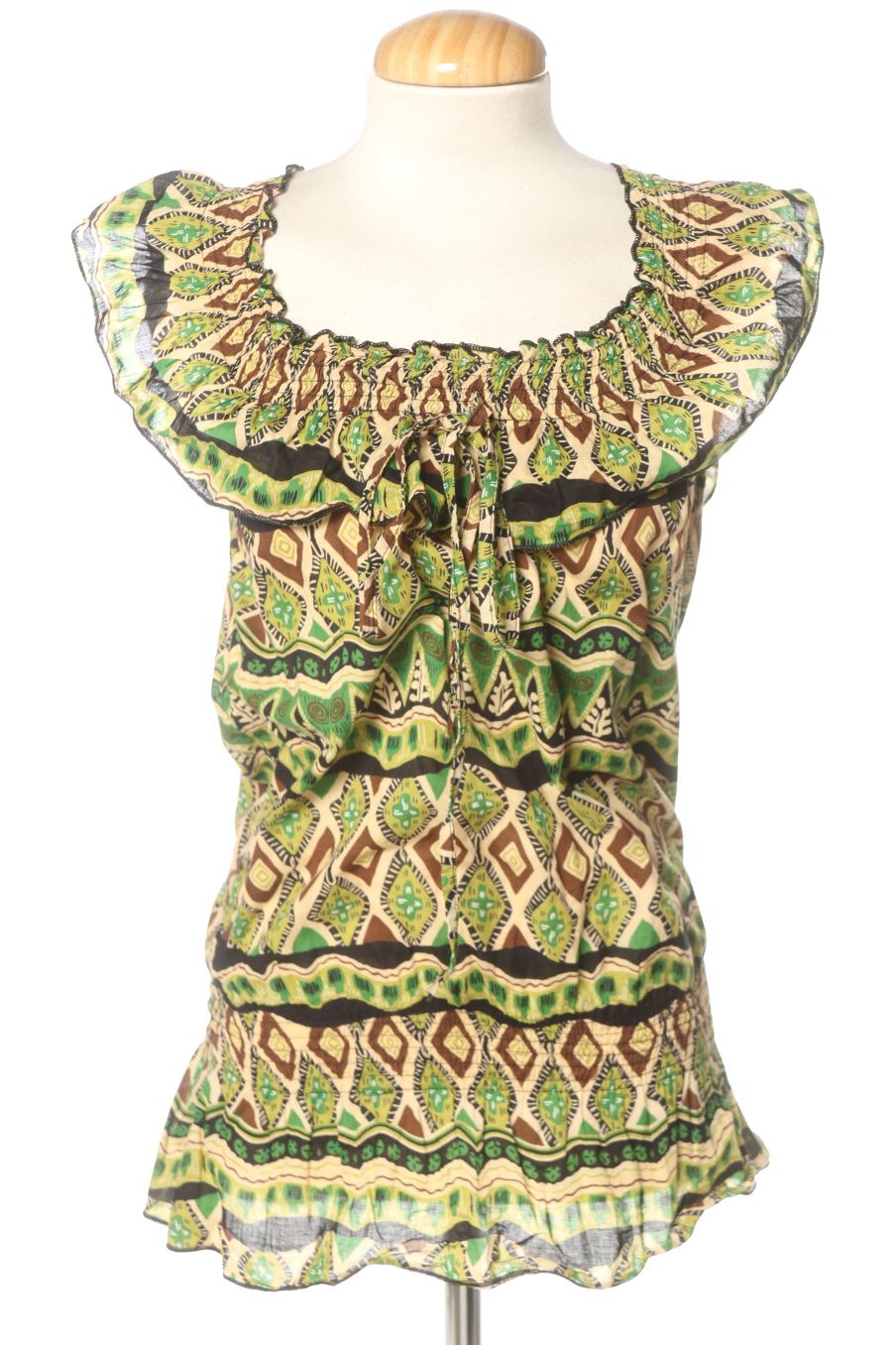 Blouse à manches courtes Cerezas de la taille M, de couleur imprimés