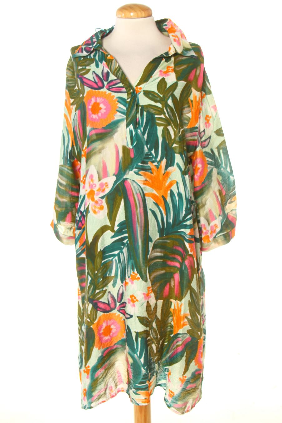 Vestido casual de Punto roma de la talla L, de color flores