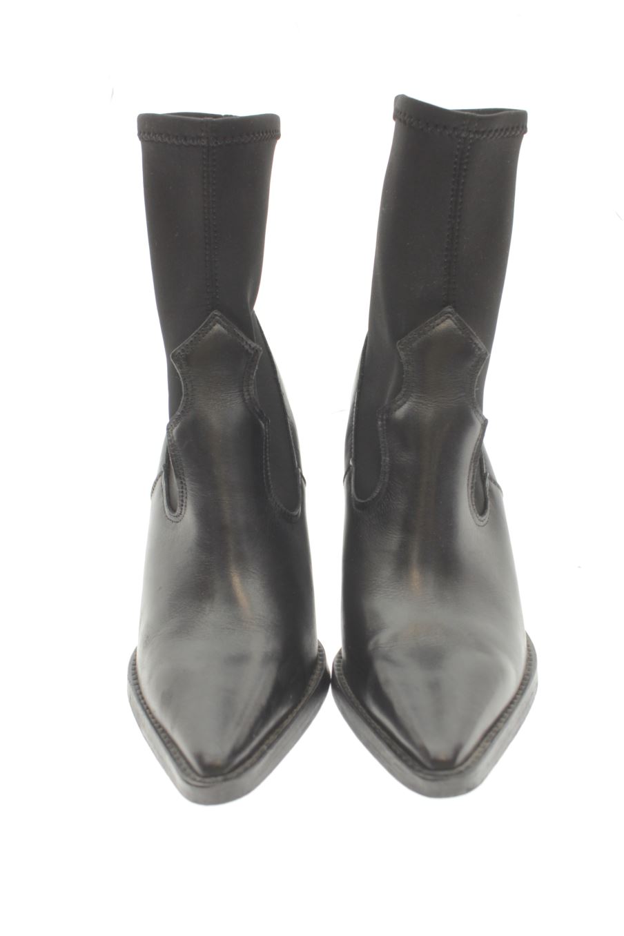 Botines de Mango de la talla 36, de color negro de