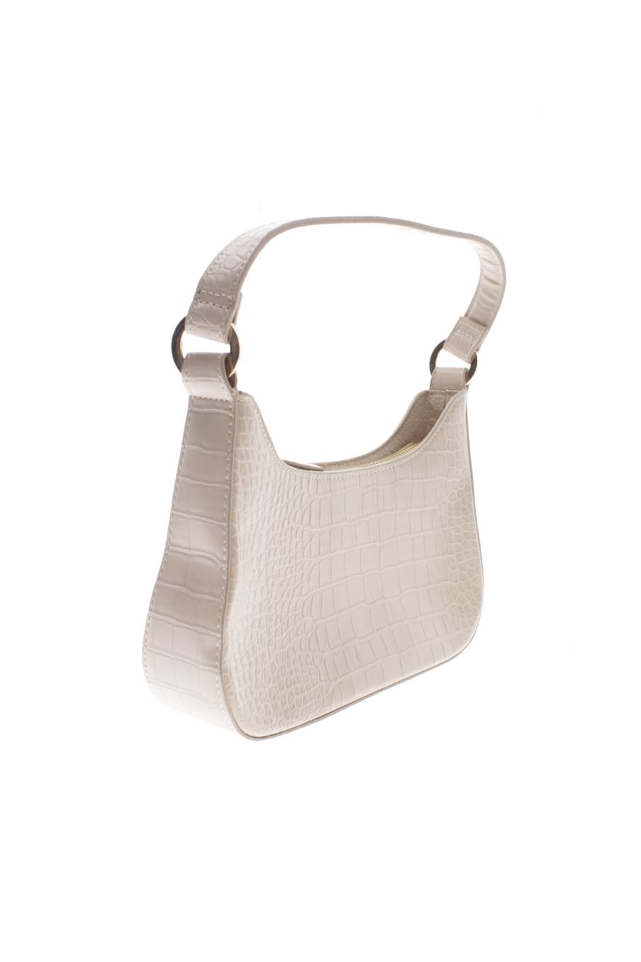 Bolso de Hombro Beige de Mng