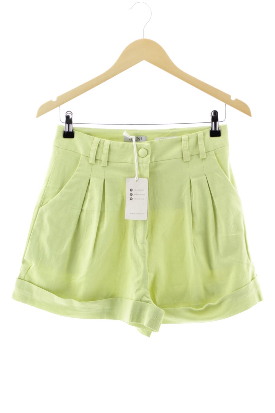 Pantalones cortos de DIVNI Sao Paulo de la talla XL, de color verde