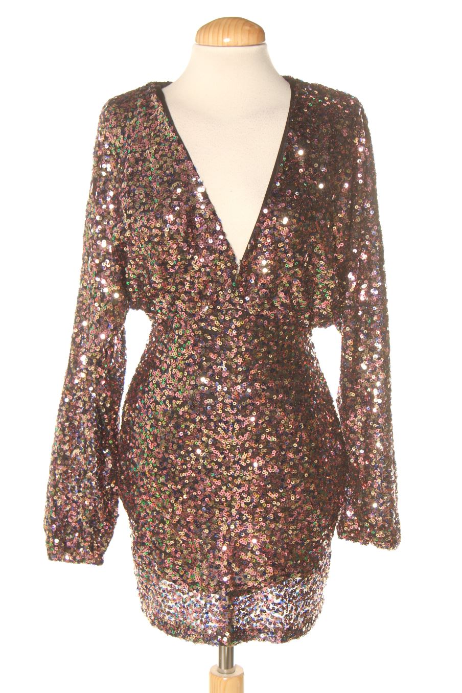 Robe Pull Bear de la taille S de couleur imprimes