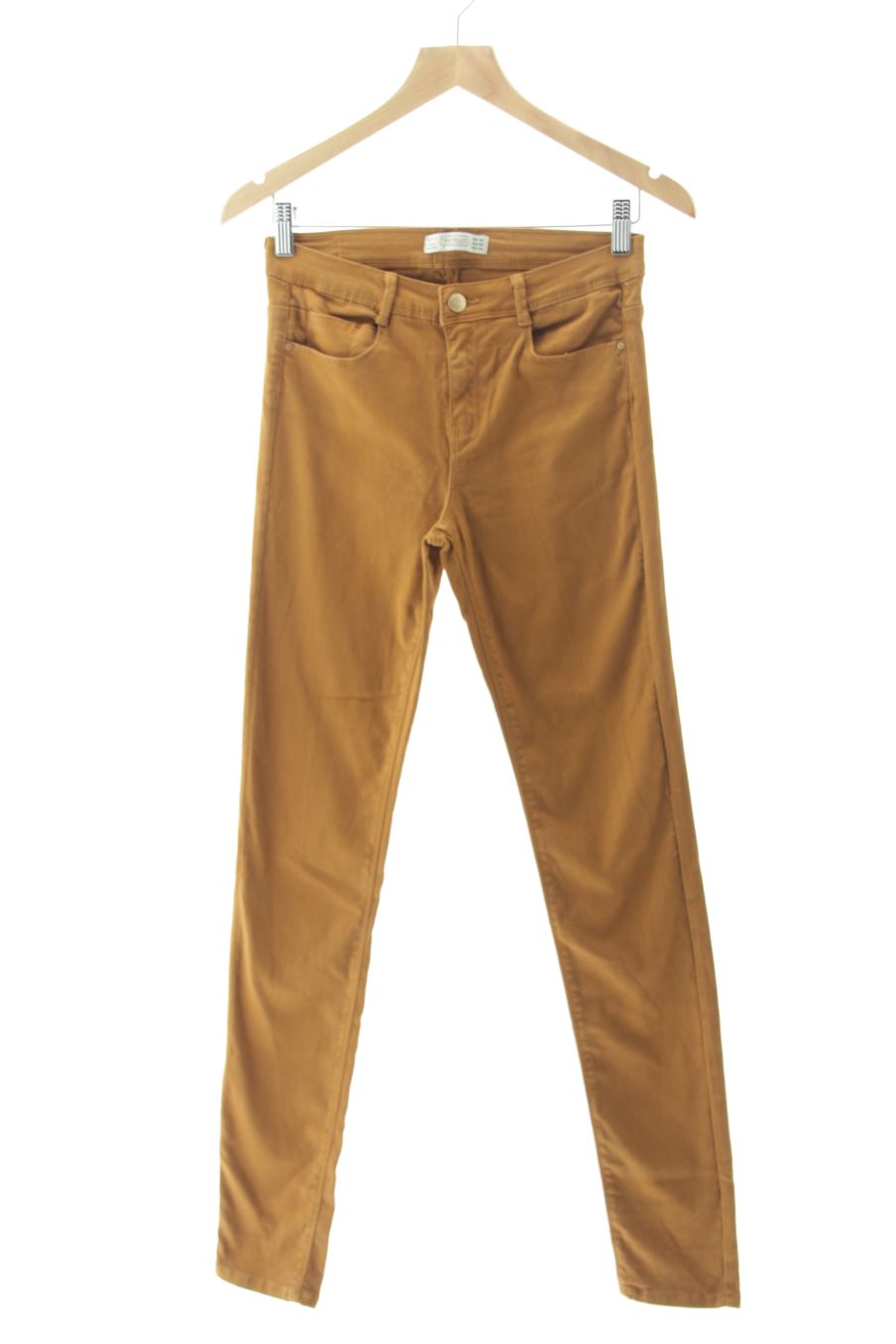 Jeans de ZARA TRAFALUC de la talla 38, de color senape