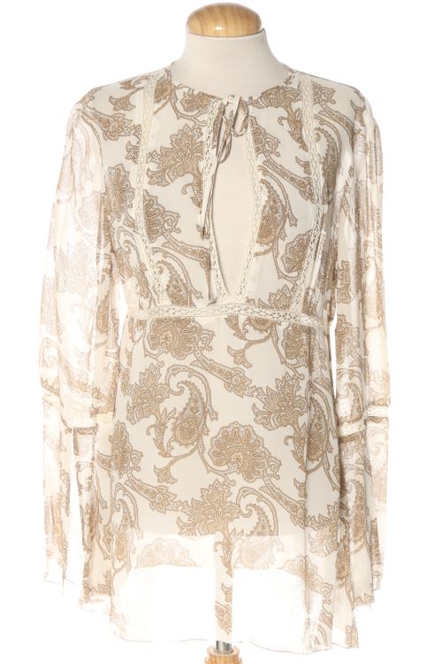 Blusa a maniche lunghe