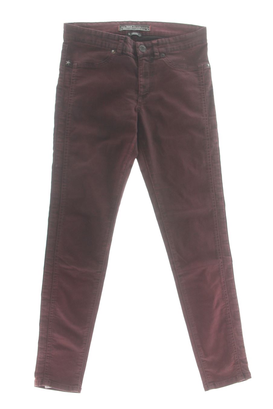 Jeans Ikks de la taille 34, de couleur bordeaux de denim