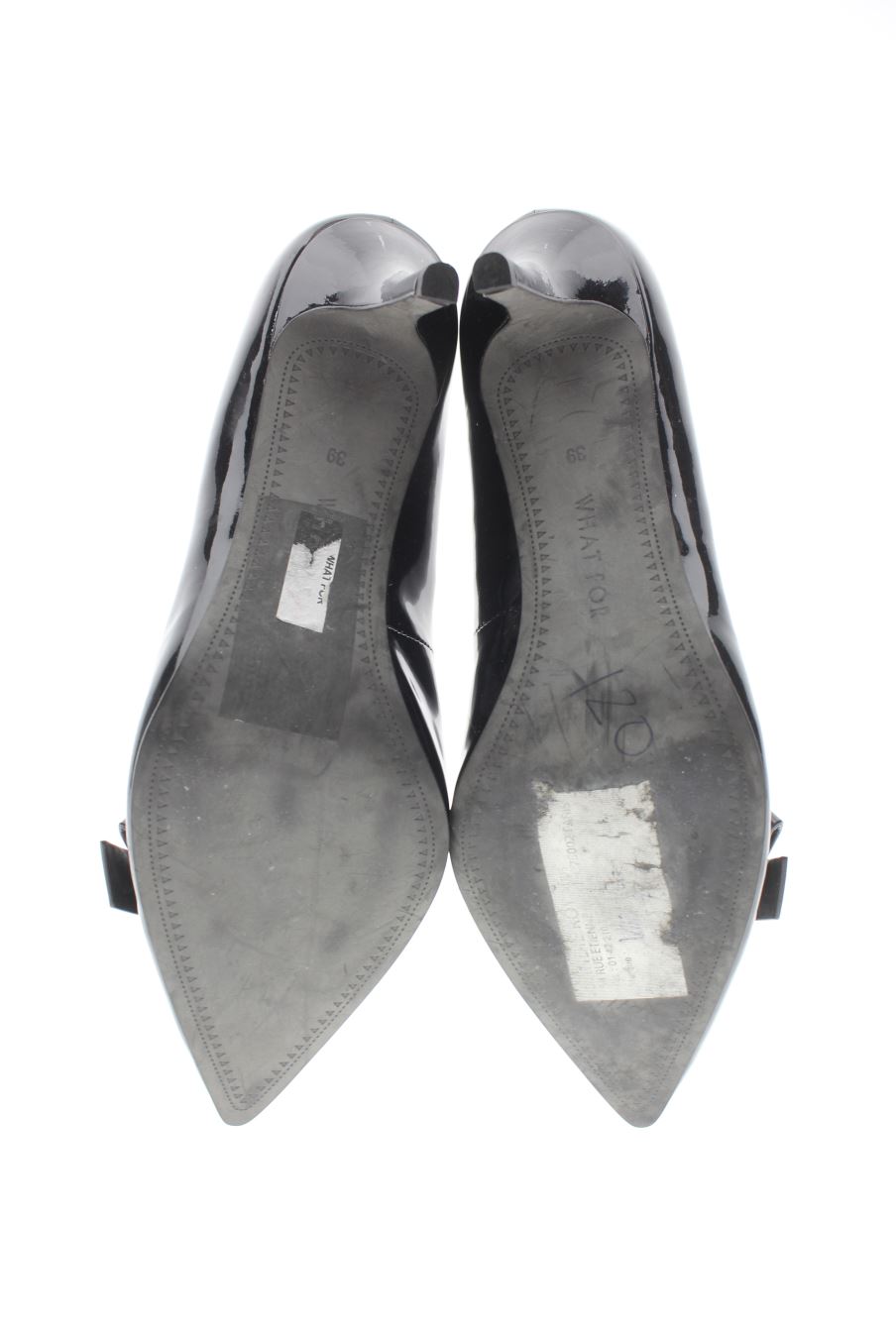 Zapatos de tacon de What For de la talla 39, de color negro de