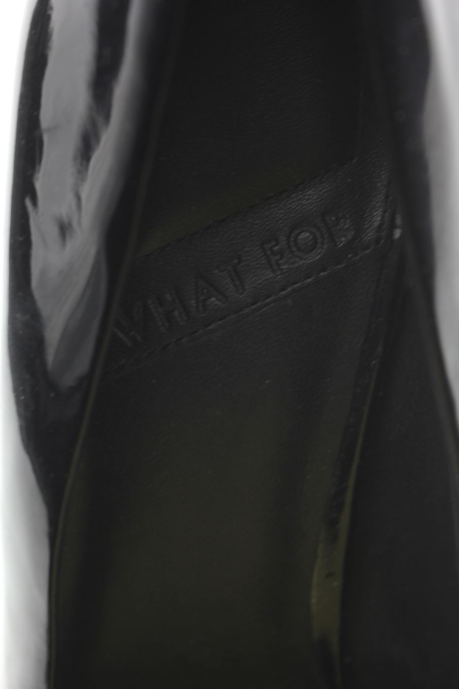 Zapatos de tacon de What For de la talla 39, de color negro de