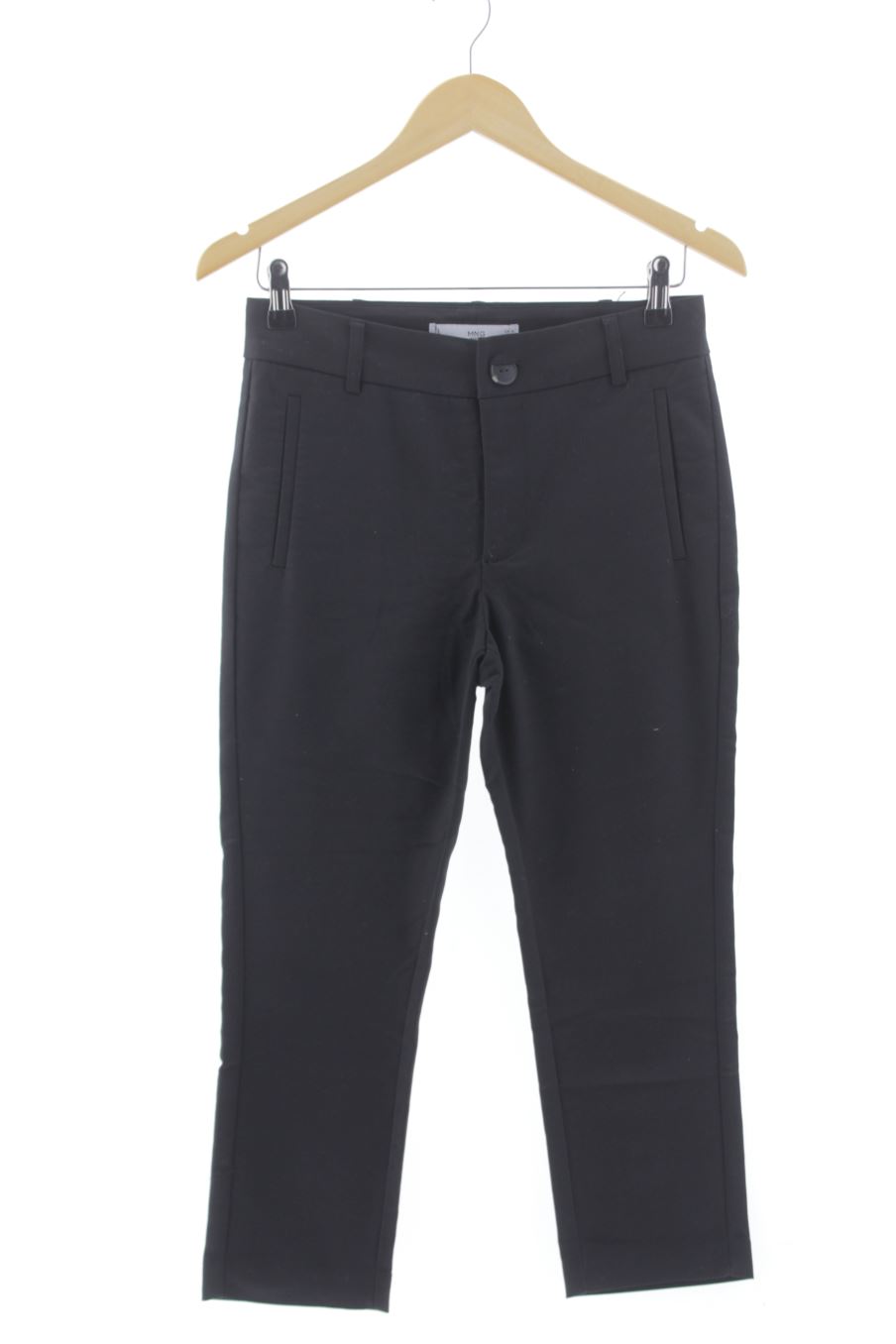 Pantalón de Mango de la talla 36, de color negro