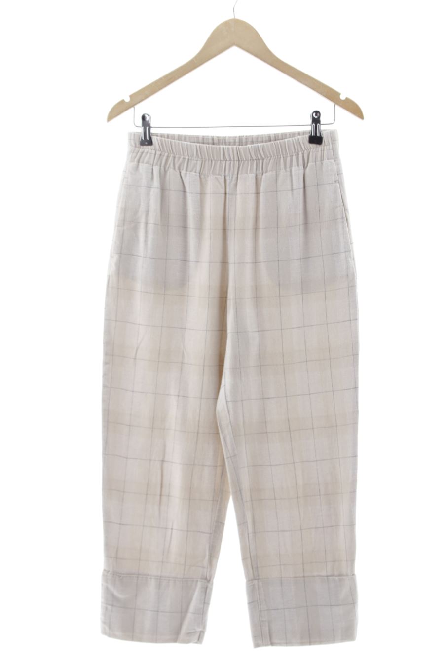 Pantalón de Zara de la talla S, de color cuadros