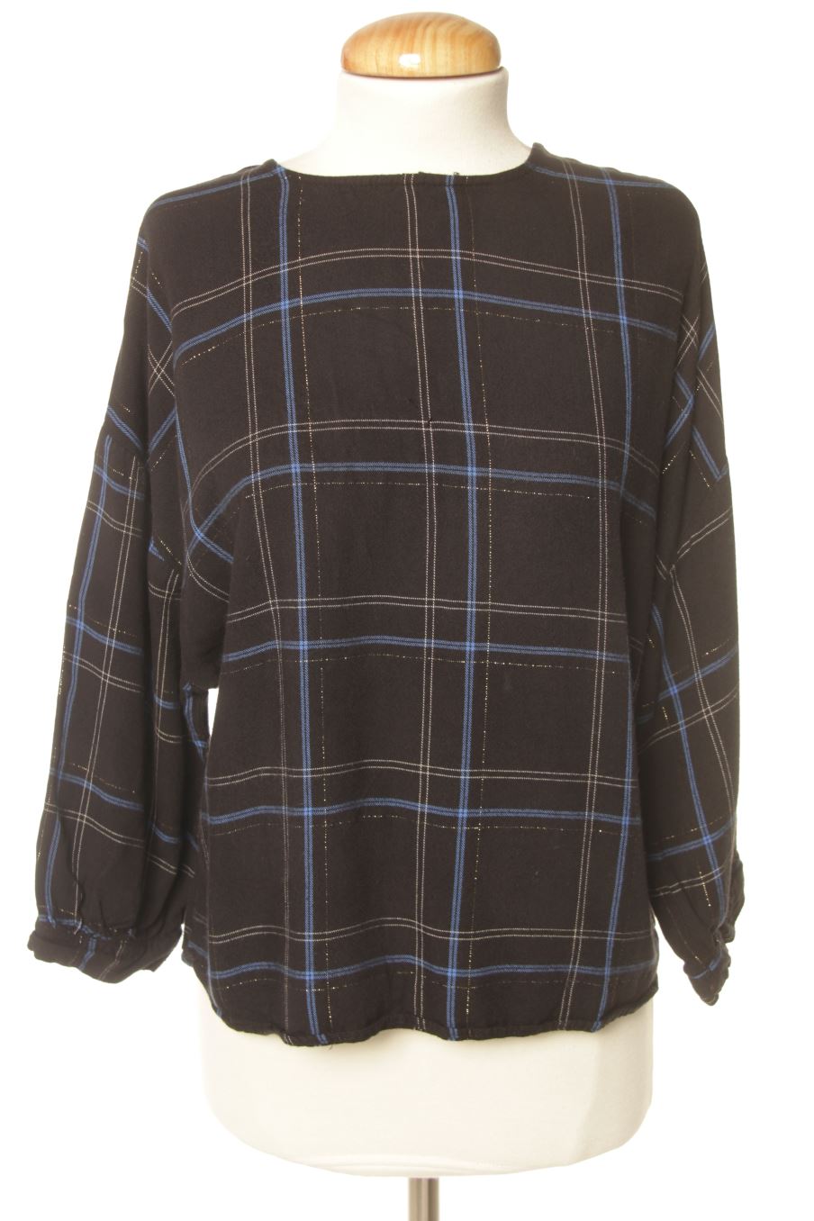 Blouse à manches longues Promod de la taille M, de couleur carreaux