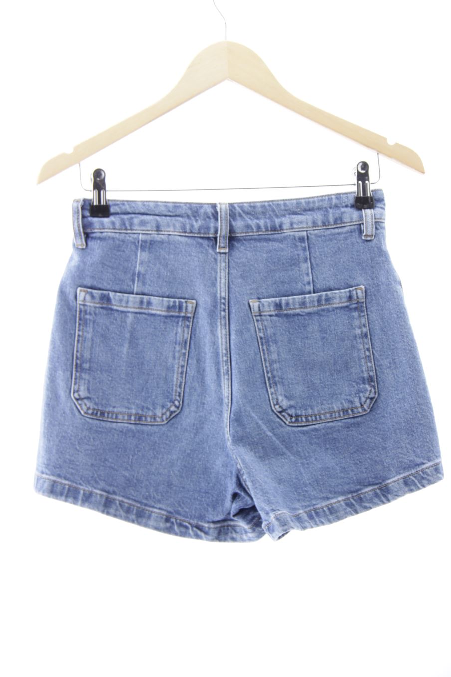Shorts Mango de la taille 34, de couleur bleu de denim