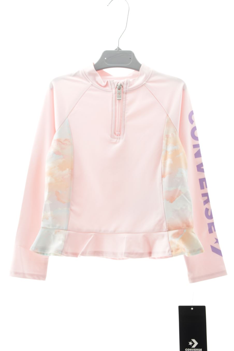 Maillot de bain Converse de la taille 5 ans avec une étiquette